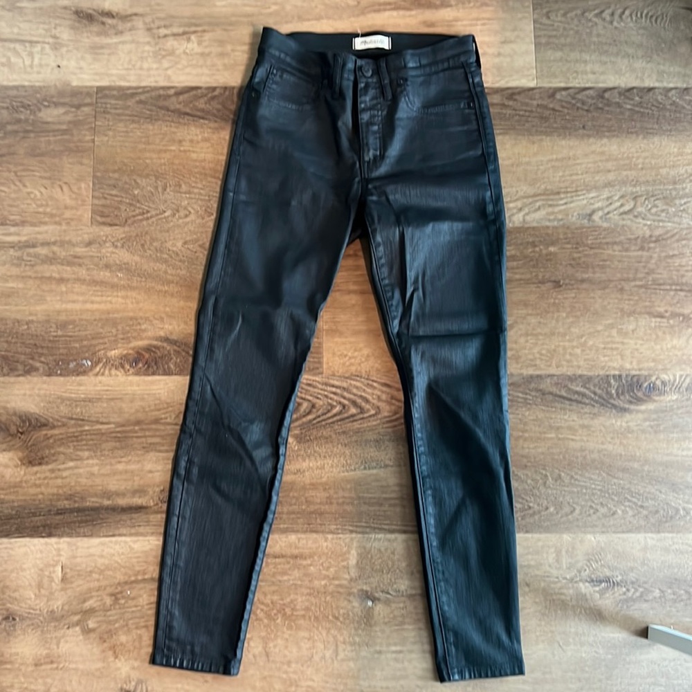 Madewell 9 Inch High Rise Skinny Jean - Coated Edition